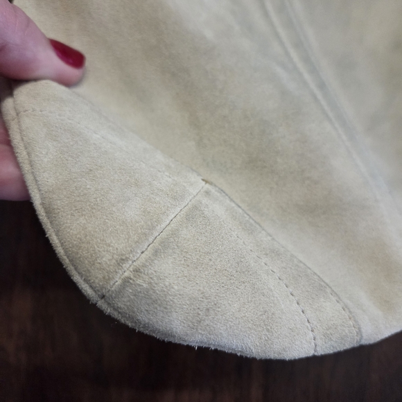 Vintage Coach Suede Drawstring Crossbody Bag - Picture 6 of 14